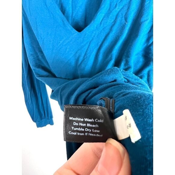 Boston proper blue long sleeve top - Picture 6 of 8